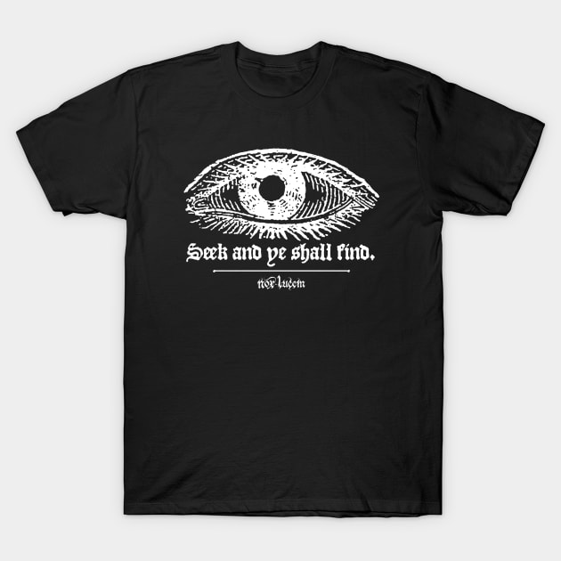 Seek & Find (Night Variant) T-Shirt by Nate Hillyer